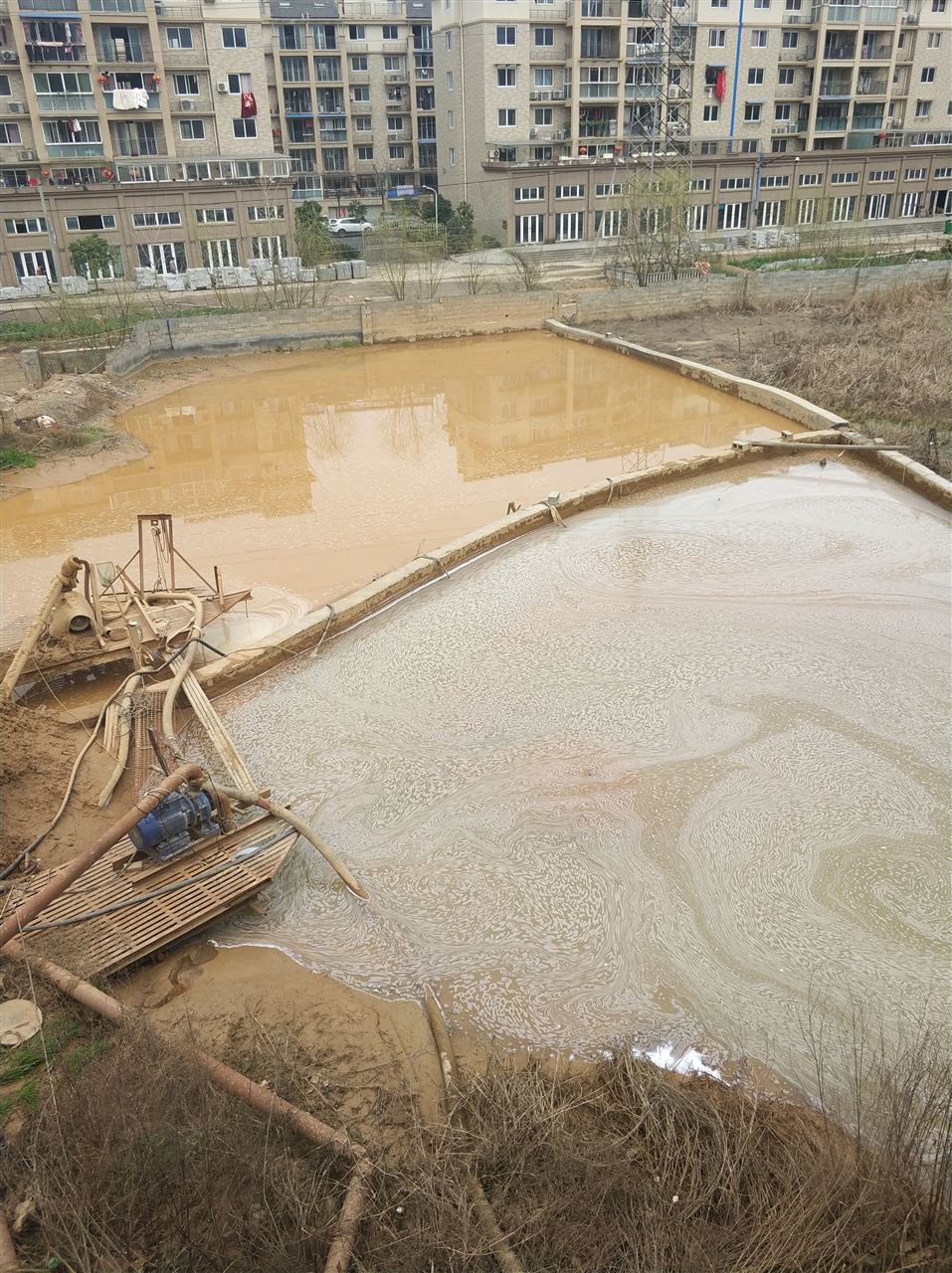 谢岗镇沉淀池淤泥清理-厂区废水池淤泥清淤